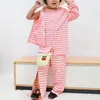 Men's Sleepwear Super Soft Girls Boys Wear-resistant Large Pocket Bedridden Children Pajamas For FamiliesMen's