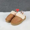 Top quality man women increase snow slippers Soft comfortable sheepskin keep Warm slippers Girl Beautiful gift free transshipment Cotton slippers