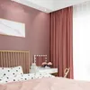 Gordijn Noordse stijl gordijnen voor levende eetkamer slaapkamer hoge dichtheid super zacht gevoel claireflannel chenille prink curtaintulle