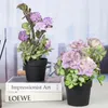 Dekorative Blumen Künstliche Pflanze Blume Gefälschte Pfingstrose Topf Home Dekoration Simulation Hochzeit Mariage Büro El Zimmer Tischdekoration