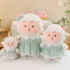 Plush Sheep Soft Toys Stuffed Cute Animal Lamb Dolls Valentine's Day Birthday Gifts Pillow for Children Girl Room Decor