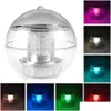 2016 Luci di inondazione solari Impermeabile Pool Power Rgb Led Lampada a luce galleggiante 2V 60Ma Giardino esterno Stagno Paesaggio Cambia colore Goccia Deliv Dhpxj