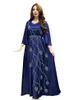 Etnisk kläd Turkiet Muslimsk klänning Kvinnor Abaya Diamond Lace-Up Party Dresses Marockan Kaftan Ensemble Femme Musulmane Jilbab Hijab Vestidos 230317