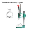 Zonesun parfymglasflaskkappmaskin Parfym Crimping Machines Spray Bottle Parfym Collar Ring Pressing Machine