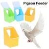 Autres fournitures pour oiseaux Mangeoire à pigeons Alimentation en eau Distributeur de nourriture Conteneur pour perroquet Boîte à bol anti-éclaboussures Équipement de haute qualité