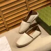 Classiques Mocassins Espadrilles Luxurys Designers Chaussures Baskets Toile et véritable peau de mouton mode hommes et femmes chaussures taille 35-45