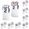 Custom NCAA College Basketball Jersey UConn Huskies Samson Johnson Tristen Newton Joey Caltaterra Nahiem Alleyne Hassan Diarra Alex