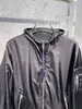 2023 nouvelles vestes de créateurs veste noire double face cousue de poche élégante avec fermeture à glissière décontractée pour hommes de marques de créateurs de luxe