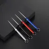 Outdoor EDC Portable Multi-Purpose Toothpick Bottle Fruit Fork Camping Tool Tooth pick tube