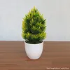 Fleurs décoratives Plantes Artificielles Pin Bonsaï Petit Arbre De Simulation Plante En Pot Fausse Fleur En Pot Ornements Pour La Décoration De La Maison Jardin