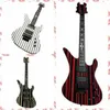 Synyster Gates Custom-S Electric Guitar Pinstripe Style Body Importerad hårdvara