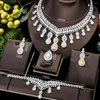Naszyjniki Zestaw Missvikki Wysokiej jakości wspaniały błyszczące luksusowa biżuteria bransoletka do szlachetnych biżuterii ślubnej