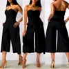 Damesbroek capris mode dames dames clubkleding strapless playsuit bodycon feest jumpsuit romper stijlvolle dames losse long jumpsuits