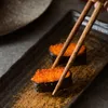 Baguettes 10 paires ensemble en bois chinois japonais Sushi bâtons réutilisable coréen côtelette bois couverts vaisselle