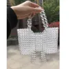 sac perlé type papillon perle d'angle transparente acrylique tissé main perle portable 230304
