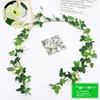 Decorative Flowers Artificial Rose Vines Hanging Home Wall Garden Romantic Wedding Decor Simulation Plant Flower Vine DIY Shop Window