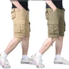 Shorts pour hommes Mode Cargo Shorts Coton Hommes Casual Shorts Tactiques Pantalons Lâche Baggy Beachshorts Militaire Armée Style Droite Court Vêtements G230316