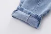 Jeans Printemps automne enfants vêtements pour garçons bébé bande élastique pantalon en denim extensible pour enfants en bas âge vêtements pour garçons vêtements d'extérieur pantalons en jean 230317