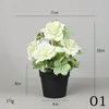 Dekorative Blumen Künstliche Pflanze Blume Gefälschte Pfingstrose Topf Home Dekoration Simulation Hochzeit Mariage Büro El Zimmer Tischdekoration