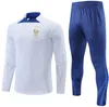 2023 2024 Men Voetbal Tracksuit Jacket Kit 22 23 24 Marseilles voetbal jersey Kids Football Training Pak Tracksuits Survetement Foot Chandal Jogging Kits Sets