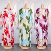 Ethnic Clothing MD African Dashiki Print Long Dresses For Women Plus Size Boubou Spring Maxi Robe Turkey Nigerian Party Outfits Abayas 230317