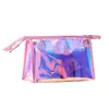 Borsa per cosmetici impermeabile da donna Custodia per trucco con cerniera trasparente in PVC Borsa da viaggio per organizer da toilette portatile da donna