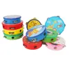 1x 6inch Cartoon Hand Drum Tamburine Mini Musical Percussion Instrument Baby Gifts Barn Musikleksaker Mini Musical Beat