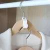 Hangers 6/12/24 PCS Mini Clothes Hanger For Closet Connector Hooks Cascading Plastic Wardrobe Coat Organizer Rack Holder Space Saving