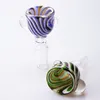 CSYC G054 WAG WAG Rökning Rörskålar 14mm 19mm Man Dab Rig Bubbler Pipes Glass Water Bong Tool Big Dot Wide Bore Glass Bowl