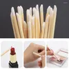 Make-upborstels bamboe lipapplicators wegwerpborstel met vervangende kop milieuvriendelijke lippenstiftglanzende tools beauty tool kits