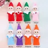 DHL 100 PCS ÜCRETSİZ Noel Yeni Yıl Hediyeleri Bebek Elf Bebek Oyuncak Bebek Elfler Bebekler Çocuk Toys Bebek Mini Doll 8 Renk Stok