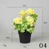 Dekorative Blumen Künstliche Pflanze Blume Gefälschte Pfingstrose Topf Home Dekoration Simulation Hochzeit Mariage Büro El Zimmer Tischdekoration