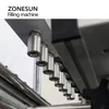 ZONESUN ZS-YG10 Machine de capsulage automatique pour bouteille de parfum 8 têtes presse couvercle pot avec convoyeur ligne de Production d'emballage