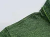 Men's Polos 1808 green training t-shirt polo shirts 230317