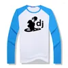 Men's T Shirts 2023 Dj Music Shirt Long Sleeve Modal Tee Round Neck Crash O Raglan Plus Size Tees