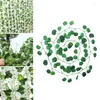 Decorative Flowers 2M Artificial Plants Green Ivy Leaves Vine Fake Garland Home Wedding Bar Hanging Decor