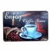 Café étain signe métal Vintage Plaque Bar café décoration Pub rétro métal affiches décoratives maison mur décor 30X20 cm W03