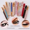 2 in 1 selbstklebenden Flüssigkeit Eyeliner Bleistift lange dauerhafte ohne magnetische Schnell trocknende Wimpern Sticking Eye Liner Pen