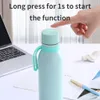 Water Bottles 600ml Smart UV Sterilizer Vaccum Thermos Bottle Self Cleaning Purifier 304 Stainless Steel Portable Sport Thermoses 230316