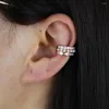 Sırtlar Küpe Varış Çok renkli Cz Crystal Ear Reps istiflenebilir C şekilli klipler Delmiş Kıkırdak Küpe Kadınlar İçin Küpe Küpe