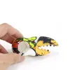 Crab Forceps Claws Tongs Style Pipes Colorful Silicone Herb Tobacco Oil Rigs Glass Multihole Filter Bowl Portable Handpipes Smoking Cigarette Hand Holder Tube