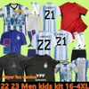 argentinien -männerfußballtrikot