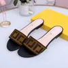 Designer woody women's sandal mules flat slippers light tan beige white black pink lace f e letter canvas slippers women's summer outdoor shoes 35-42