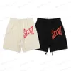 Herrshorts Saint Michael Enkeltryckt bomullsfrotté Casual Sport Quarterback byxor T230317