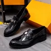 2023 Mens Designer Dress Shoes Wedding Formele Spring Party Business Oxfords Male merk Slip op Casual Loafers Maat 38-44