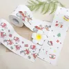 Merry Christmas Toiletpapier Creatieve drukpatroon Serie Roll of Papers Fashion Funny Novel Cadeau Eco -vriendelijke draagbare groothandel