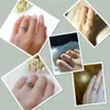 Band Rings Dainty Wedding Ring For Women Man Concise Classical Multicolor Mini Zircon Rose Gold Color Fashion Jewelry R132 R133 ZHOUYANG G230317