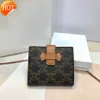 Bolsa de troca de designer de marca de luxo Pacote de cartões Carteira feminina Clipe de dinheiro Camada de couro clássico Couro de estilo antigo Comércio exterior Fonte Atacado Venda direta da fábrica