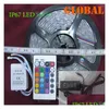 2016 Led Strips Outdoor Waterproof Strip 5M 300Led Ip67 Tube Rgb 5050 Light With 24 Keys Ir Controller 12V 5A Power Supply Via Dhs Drop D Dhxpy