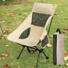 Chaise de plage de Camping pliante Portable de meubles de Camp pour la randonnée de pelouse sport chasse pêche sac à dos
